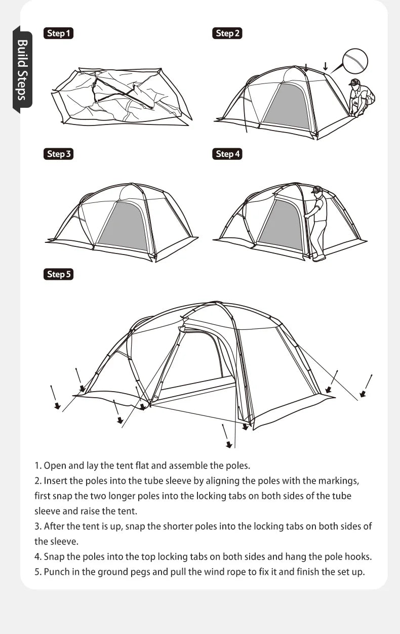 Naturehike Massif Tent Stove Jack Waterproof Windproof Season