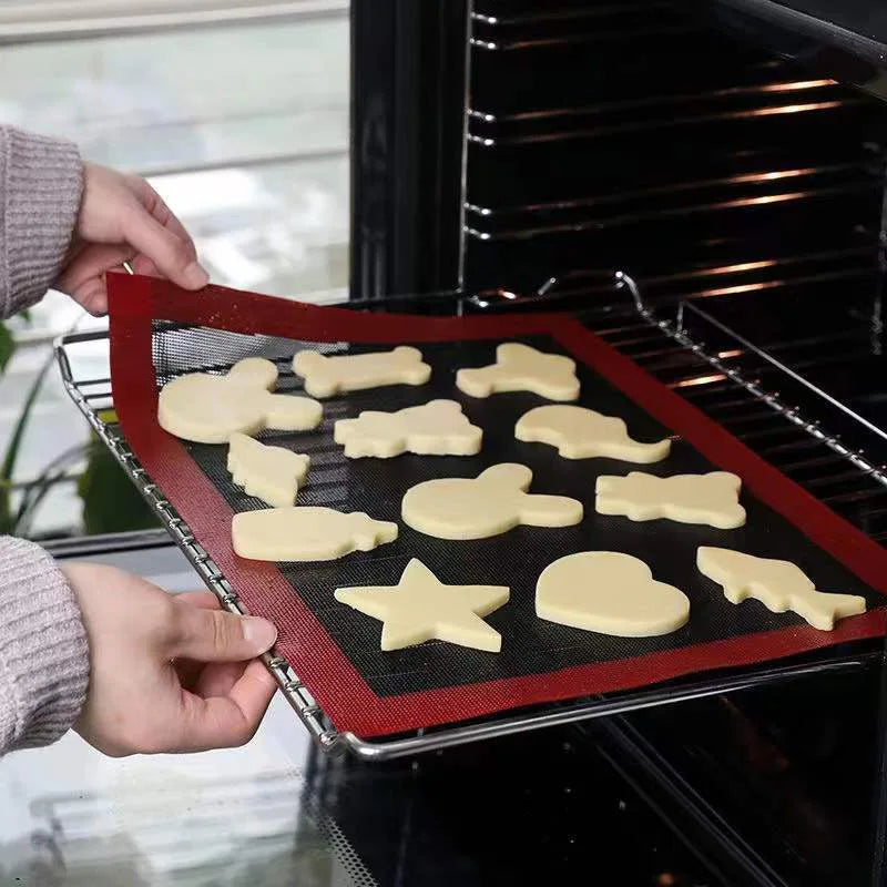 30x40cm Silicone Grill Mat Baking Tray Breathable Cookie