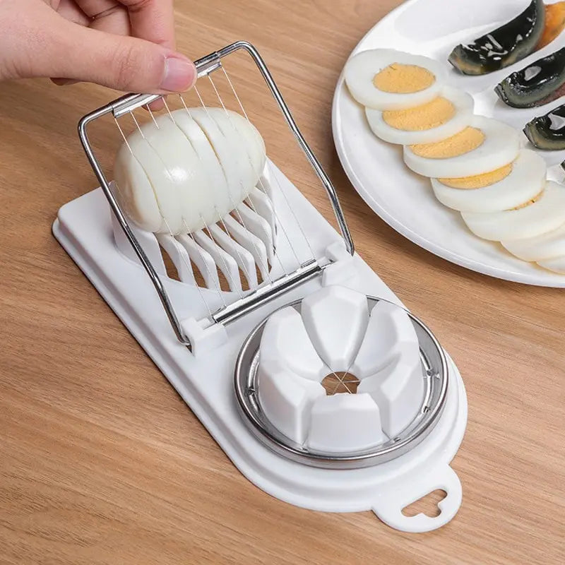 Egg Slicers Stainless Steel Slicer Fancy Splitter Egg