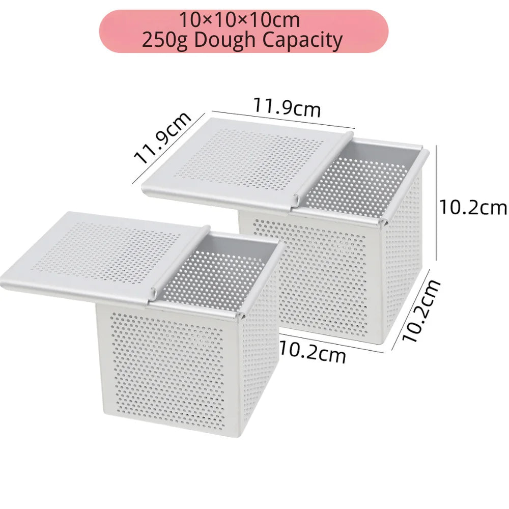 Mini Toast Box Croissant Cube Mold Mini Pullman