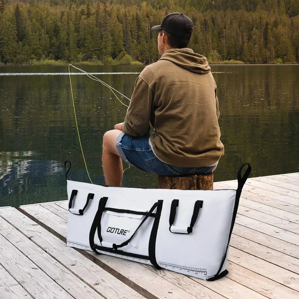 Goture Insulate Fishing Cooler Bag Waterproof 500d Pvc
