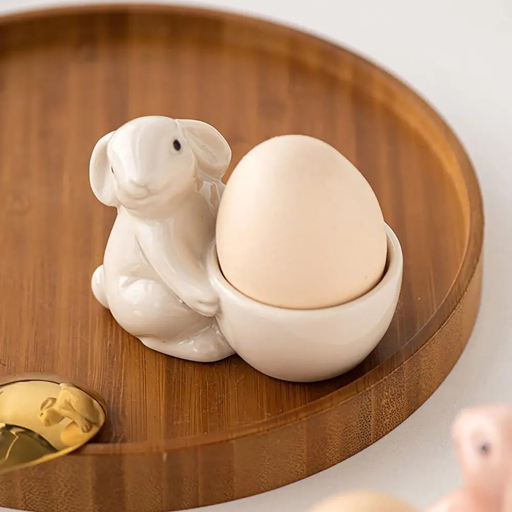Egg Display Cup Bunny Shape Breakfast Egg Holder