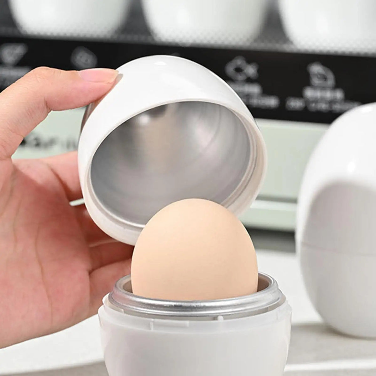 Microwave Egg Steamer Microwave Boiled Egg Maker Rapid
