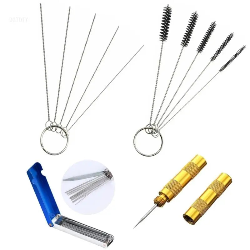 Professional Cleaner Air Brush Cleaning Airbrushes Needle Brush