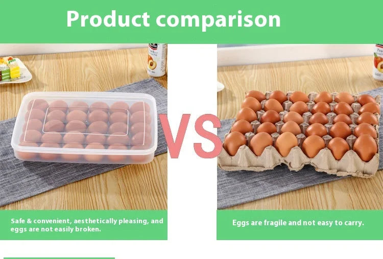 1pcs Simple Egg Box 30-Grid Refrigerator Storage Box