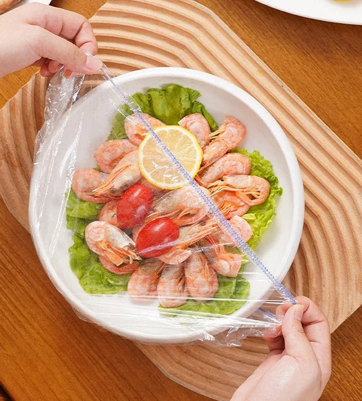 100pcs Disposable Food Cover Hats Fruit Cover Elastic