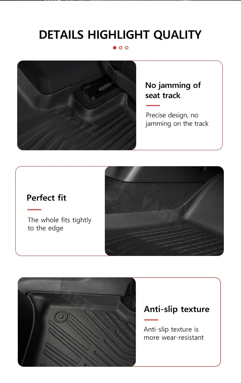Floor Mats Kia Carnival - Seats All Weather