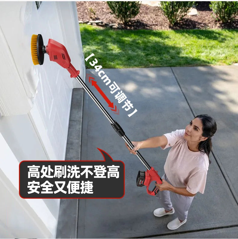 Electric Floor Cleaning Machine Patio Stone Brush Moss