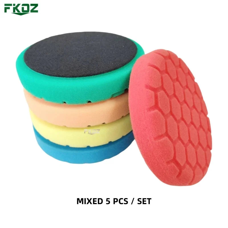 6/7 Inch Sponge Car Polisher Waxing Pads Buffing