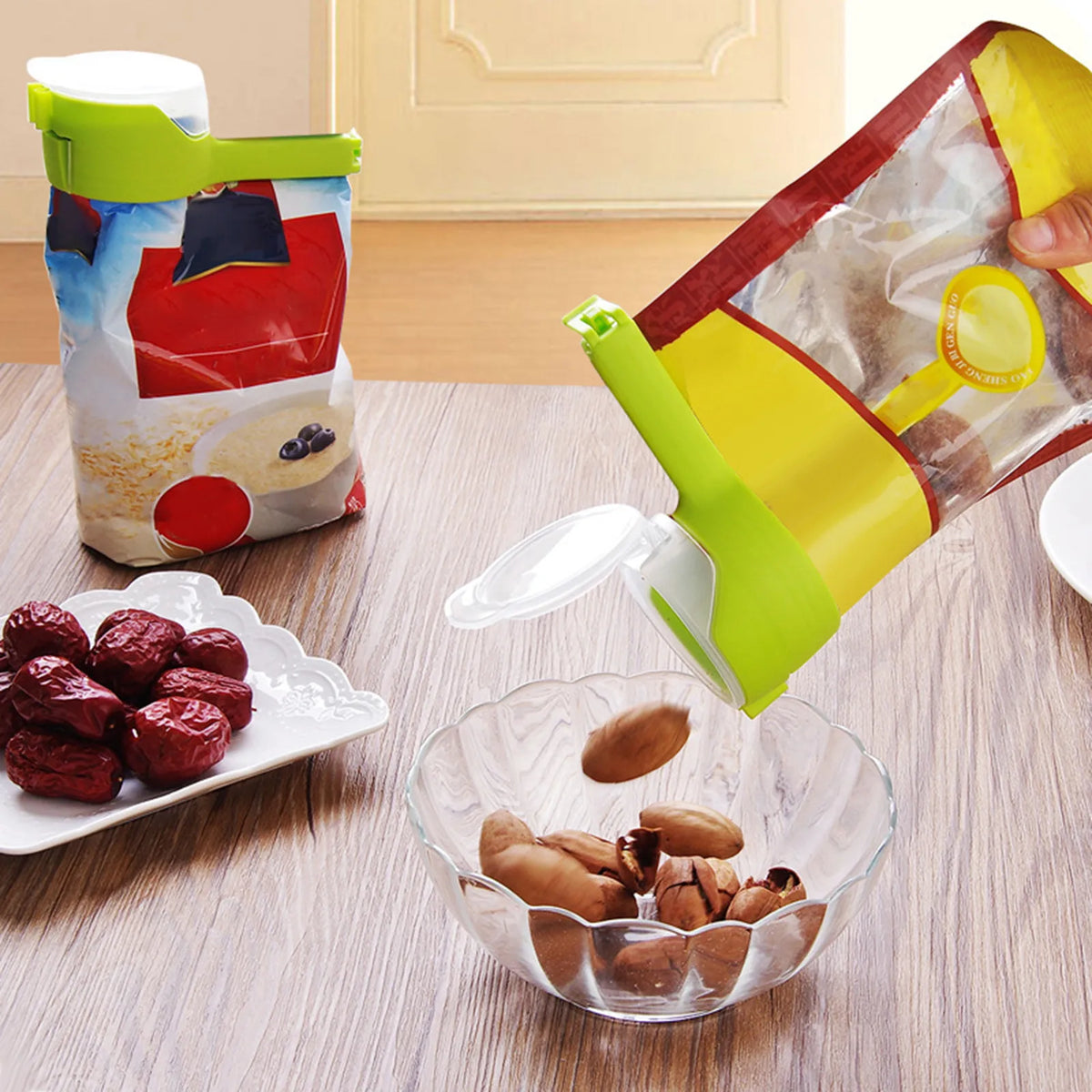 Bag Clips Food Storage Sealing Clips Pour Spouts