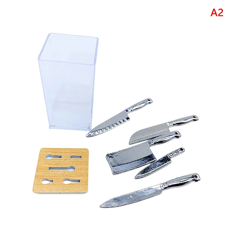 1/12 Dollhouse Knife Rest Model Mini Knives Toys