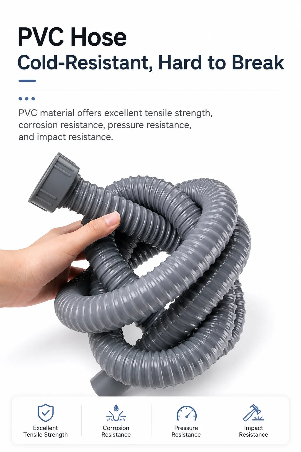 Universal Flexible Sink Drain Pipe Anti-Odor Sewer Hose