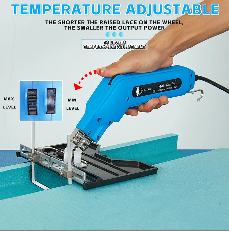 250w Thermo Knife Electric Wire Foam Cutter Polystyrene