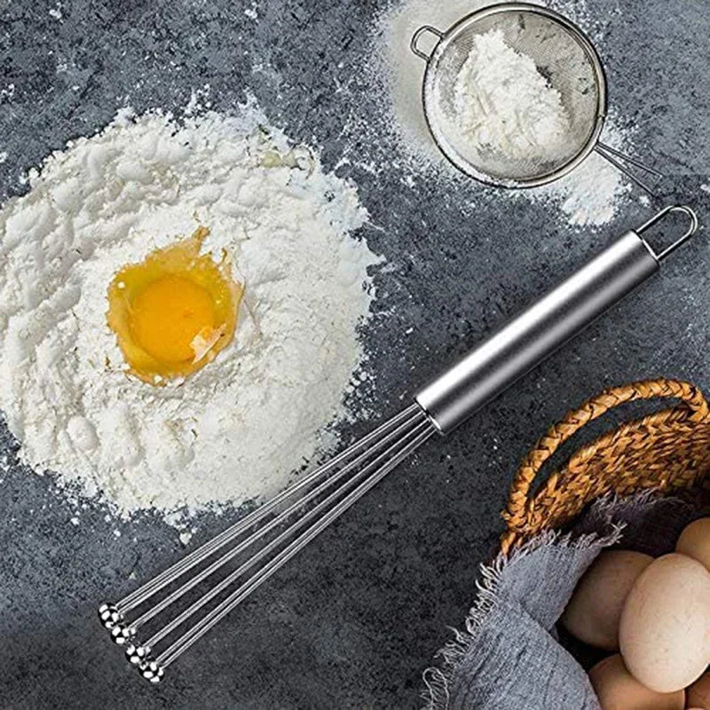 1pc Stainless Steel Ball Whisk Whisk Wire Egg