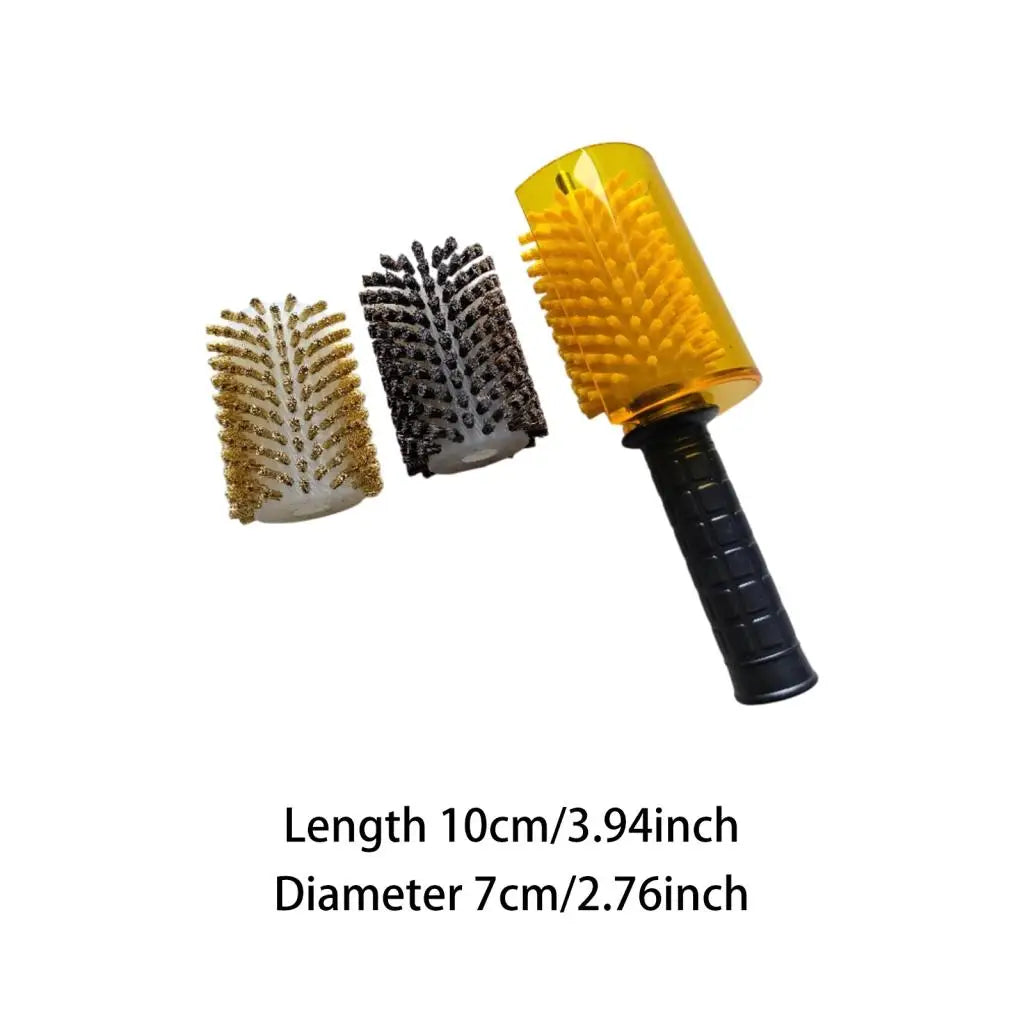 Snowboard Wax Brush Kit Nylon Brass Horsehair Professional