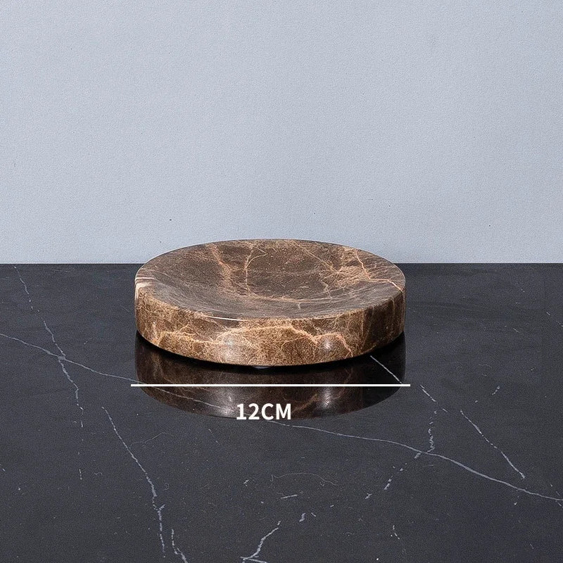 Emperador Dark Natural Marble Bathroom Brown Luxury Toothbrush