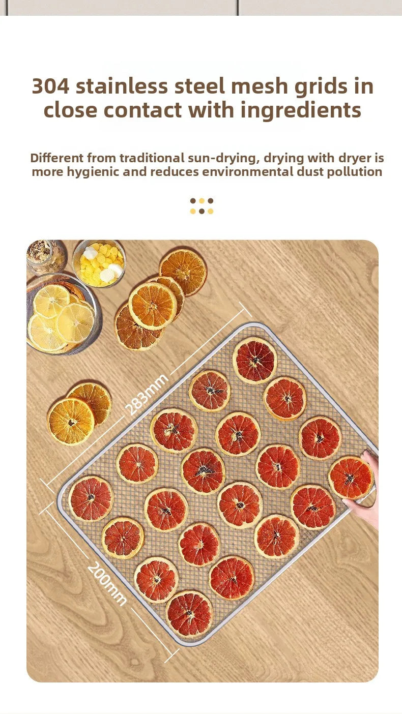 12-Tier Commercial & Food Dehydrator 750w Stainless Steel