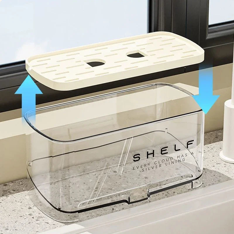 Organizer Sink Cleaning Storage Rack Drain Rack Sponge