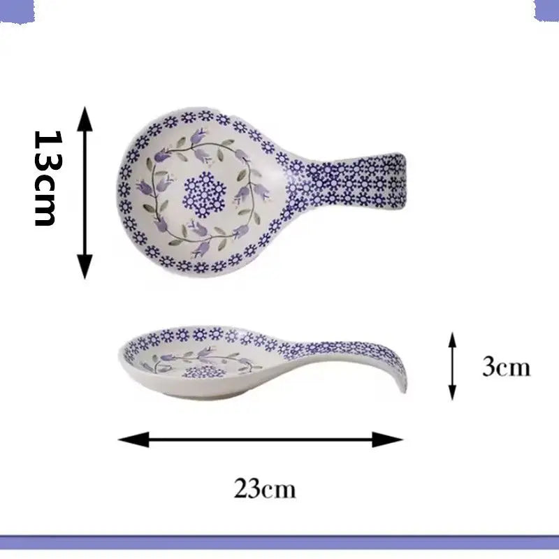Underglaze Color Ceramic Tableware Dish Tableware Creative