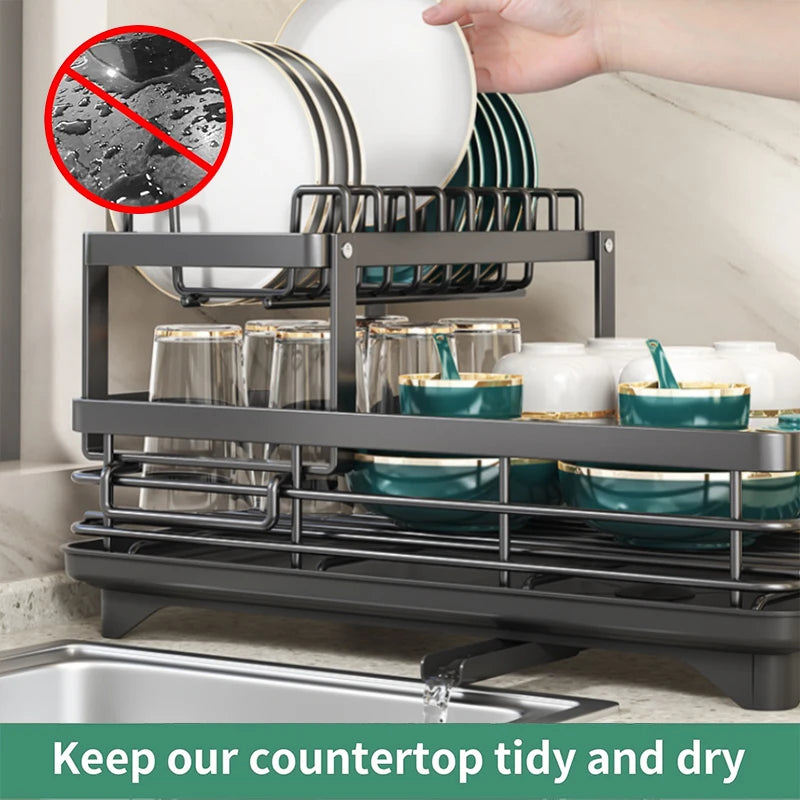 Dish Drying Rack Counter - Large Dish Rack