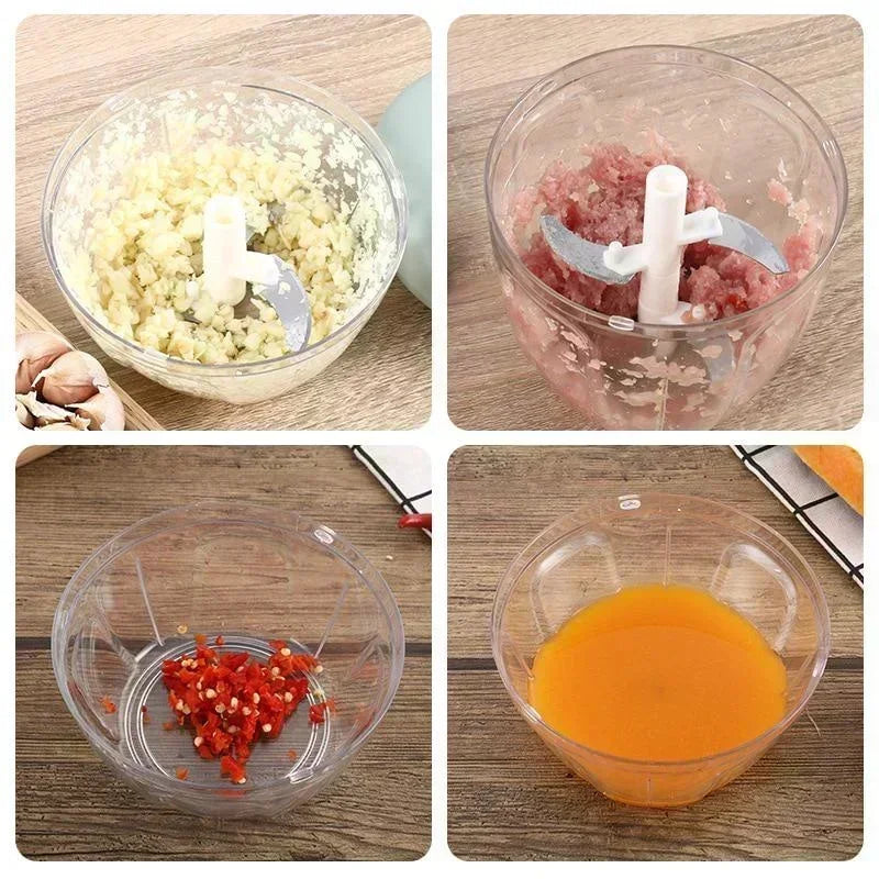 Householde Garlic Press Multi-Function Grinding Chopper Food