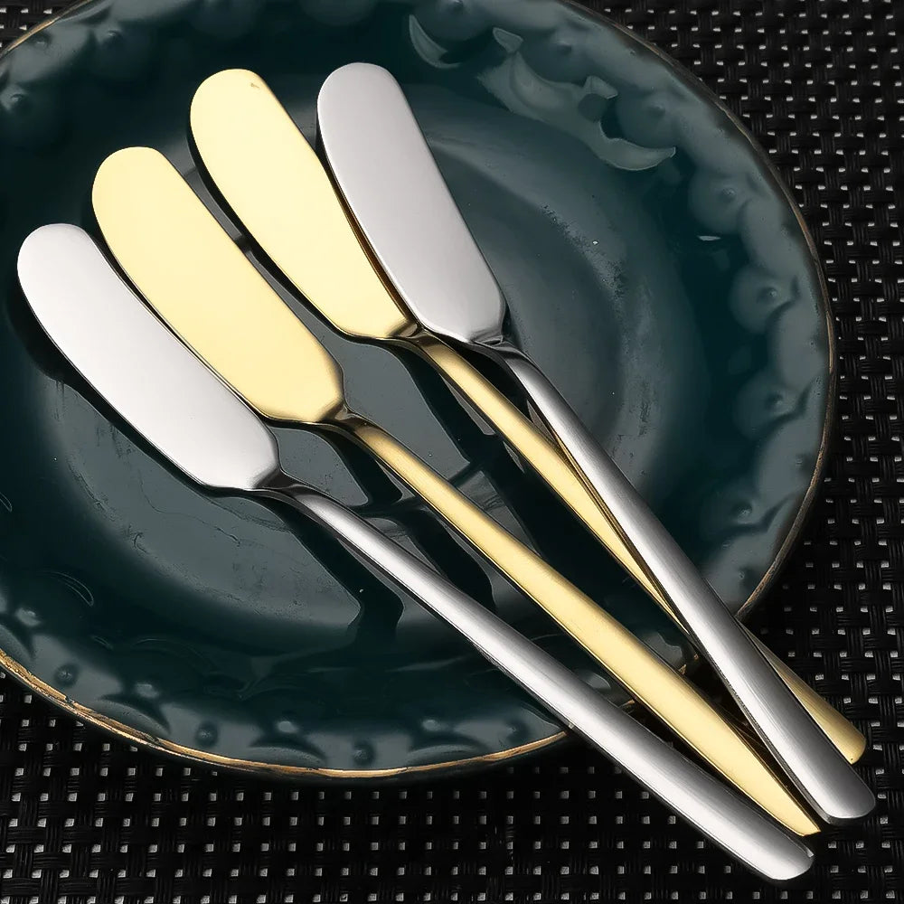 4/1pcs Butter Knifes Stainless Steel Cheese Cutter Knifes