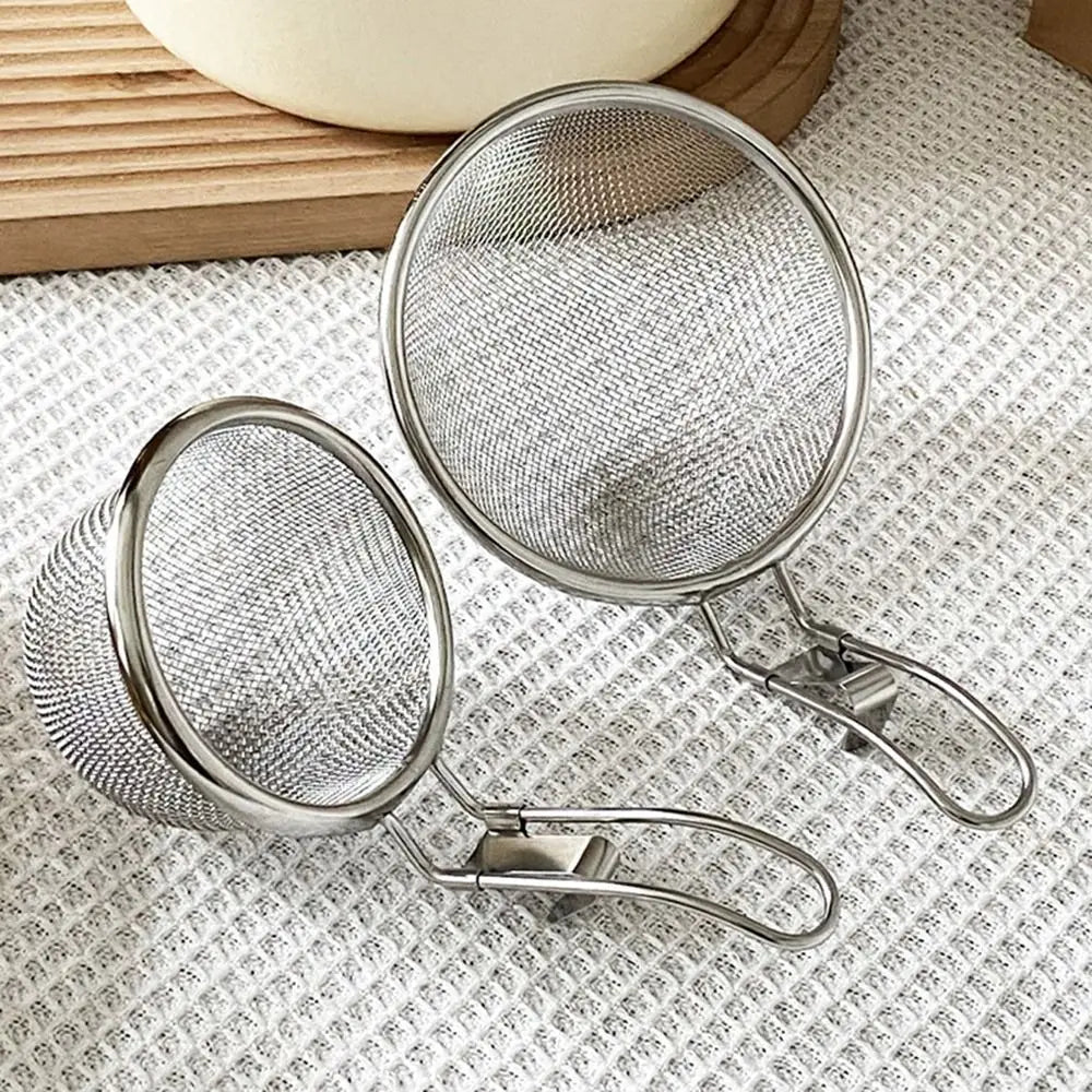 Cooking Utensils Mesh Strainer Spoon Long Handle Stainless