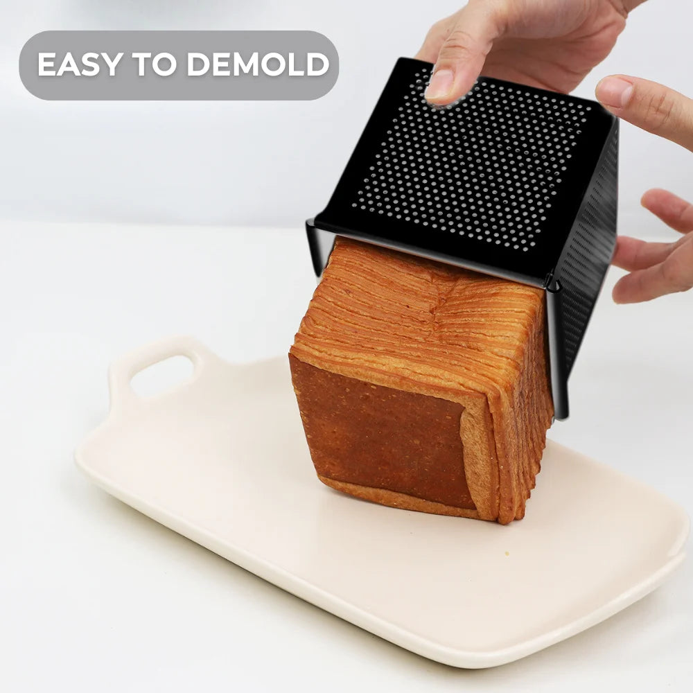 Non Stick Cube Croissant Mini Toast Box Mold