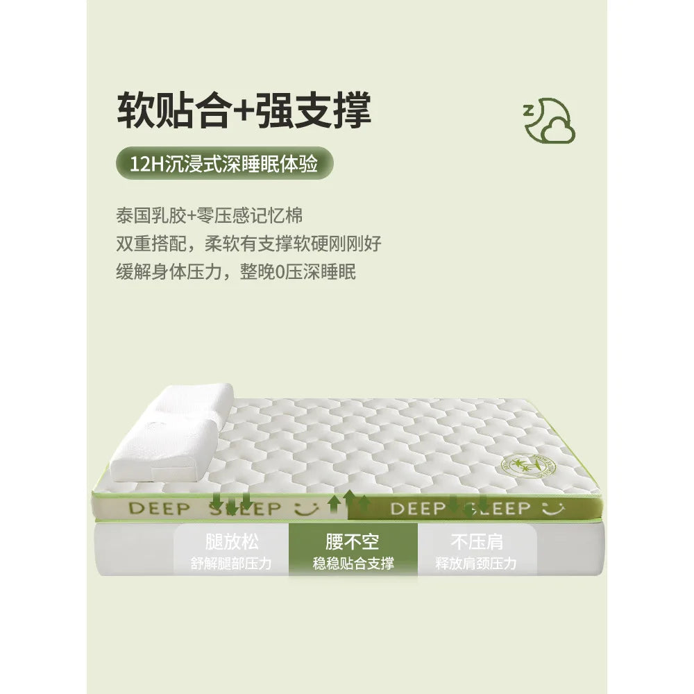 Sponge Mattress Elastic Cushion Double Foldable Memory Foam
