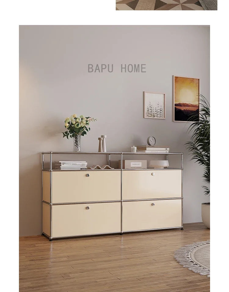 Modern Module Living Room Cabinet Stainless Steel Tv