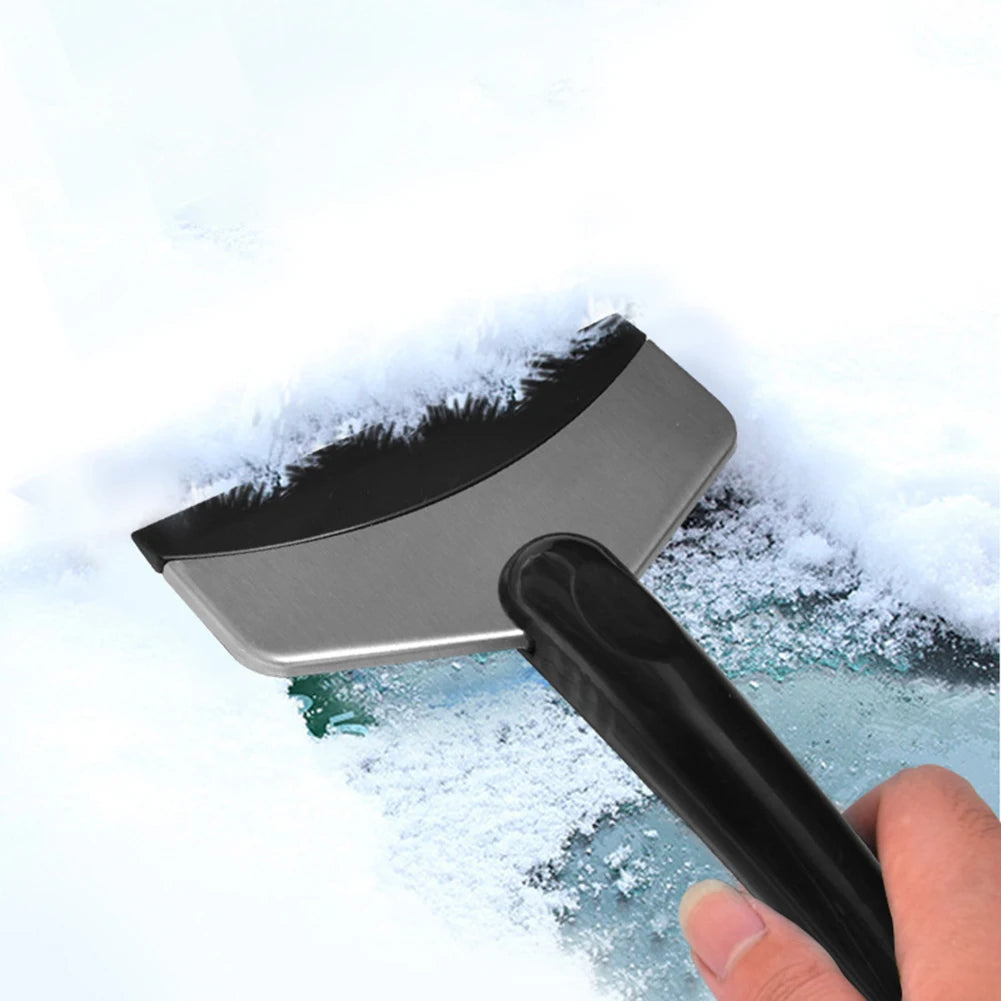Stainless Steel Ice Scraper Snow Brush Windshield Ice
