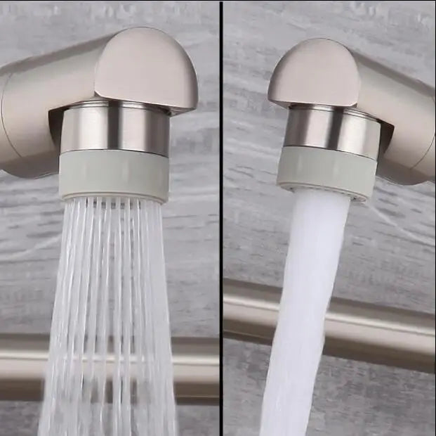 Black Sink Mixer 304 Sus Wall Mounted Foldable