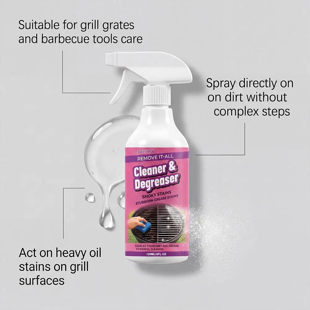 Bbq Grill Cleaner Degreaser Spray Powerful Formula Smoky