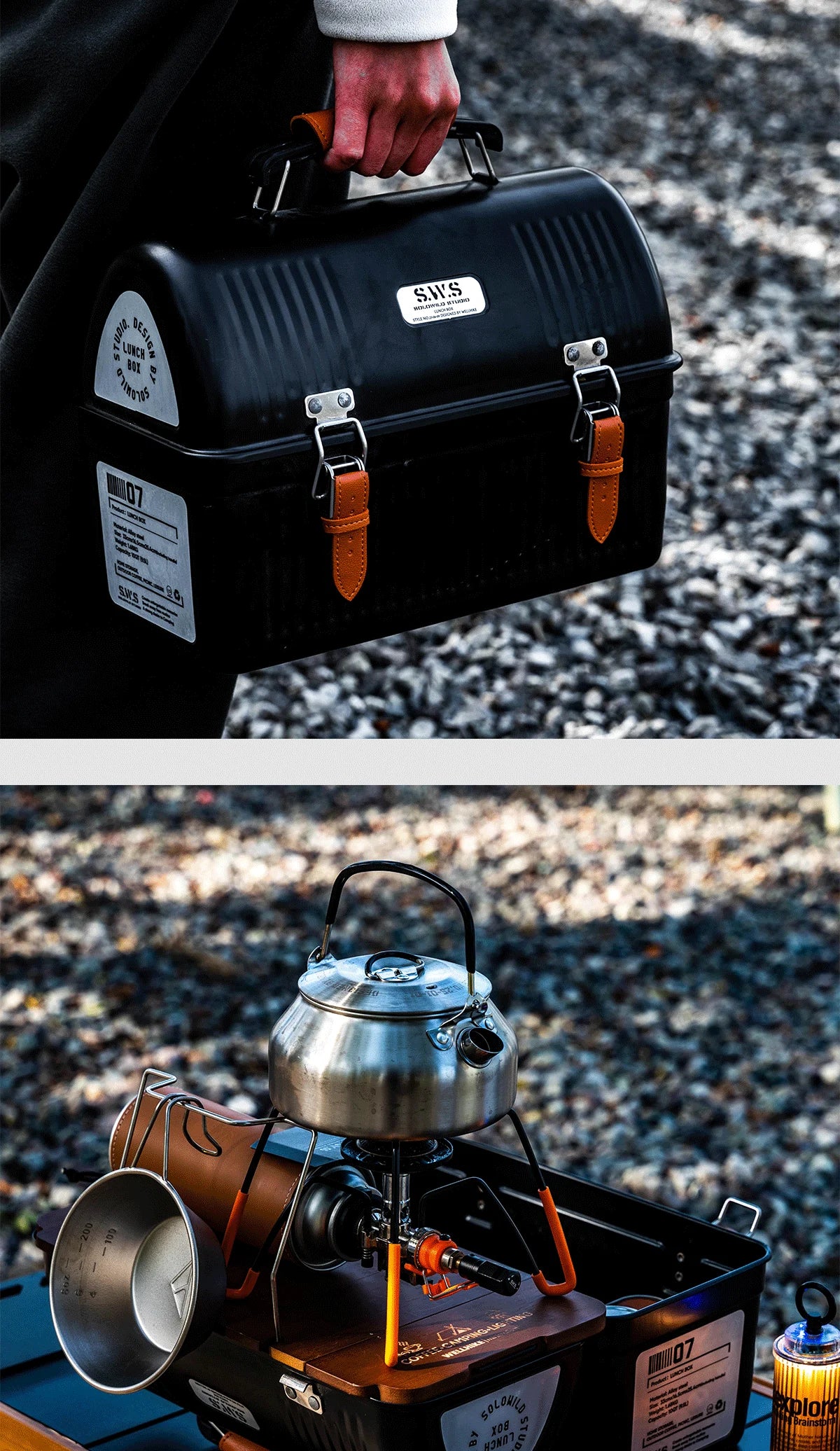 Wellhike- Outdoor Sws Wild Trace Metal Lunch Box