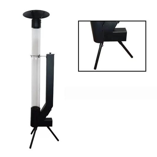 Vertical Wood Burning Rocket Stove Courtyard Heating Stove