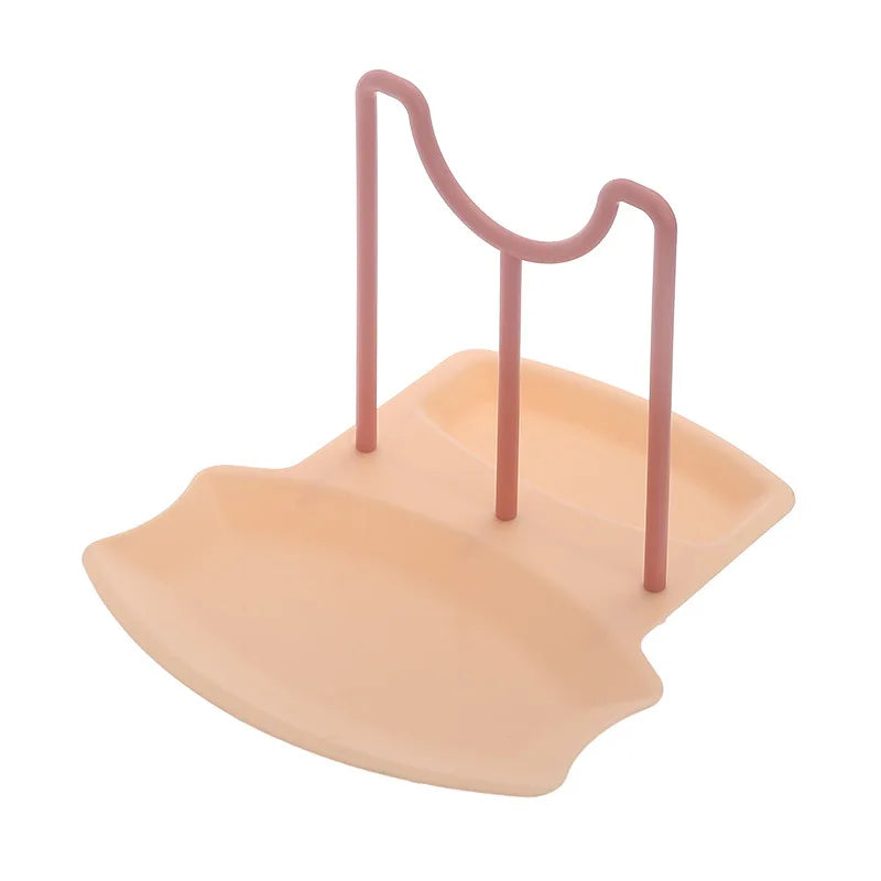 Organizer Spatula Pot Lid Rack Shelf Plastic Spoon