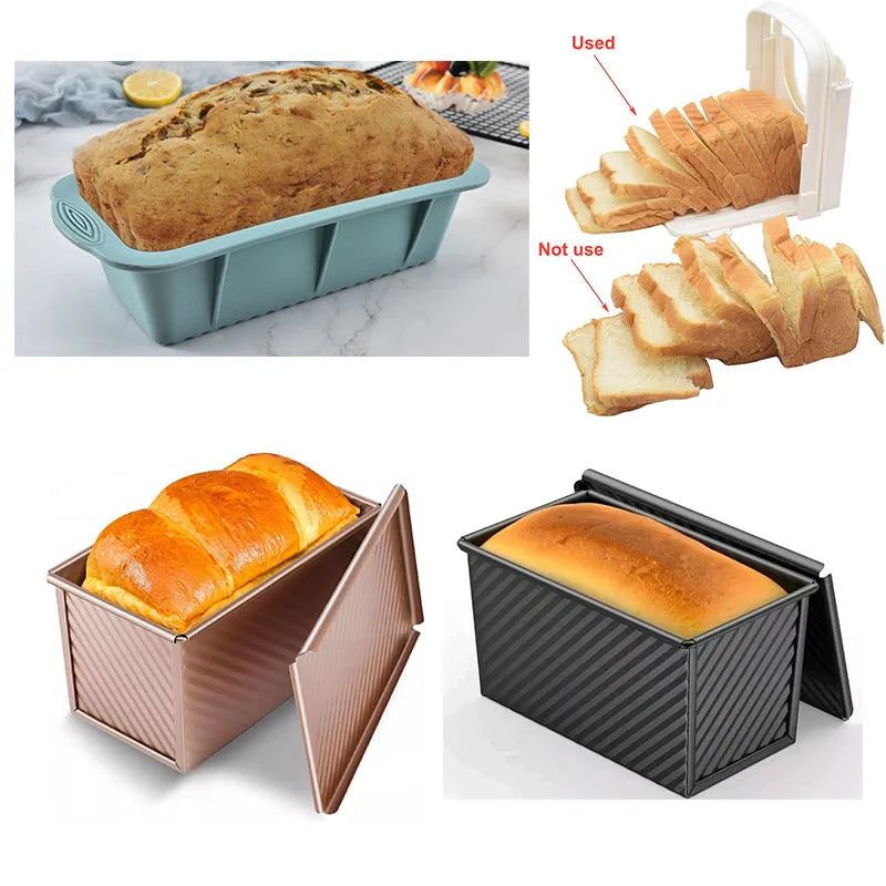 Carbon Steel Loaf Pan Lid Bread Baking Sandwich