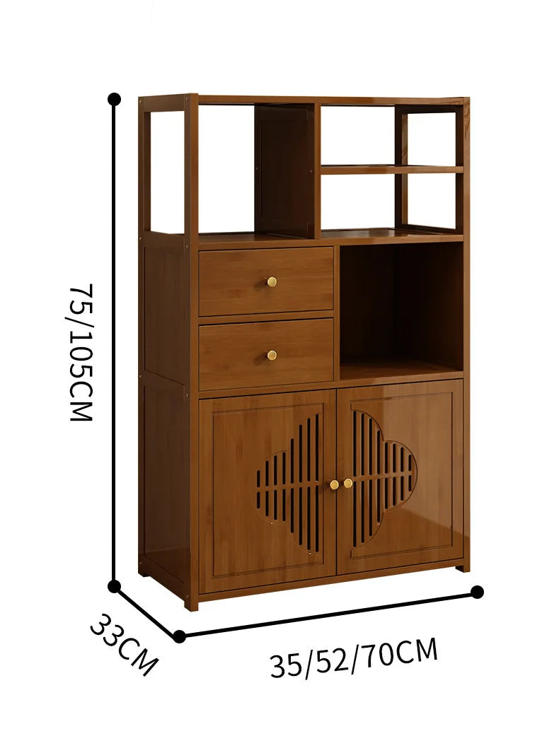 Tea Cabinet Locker Living Room Tea Table Against