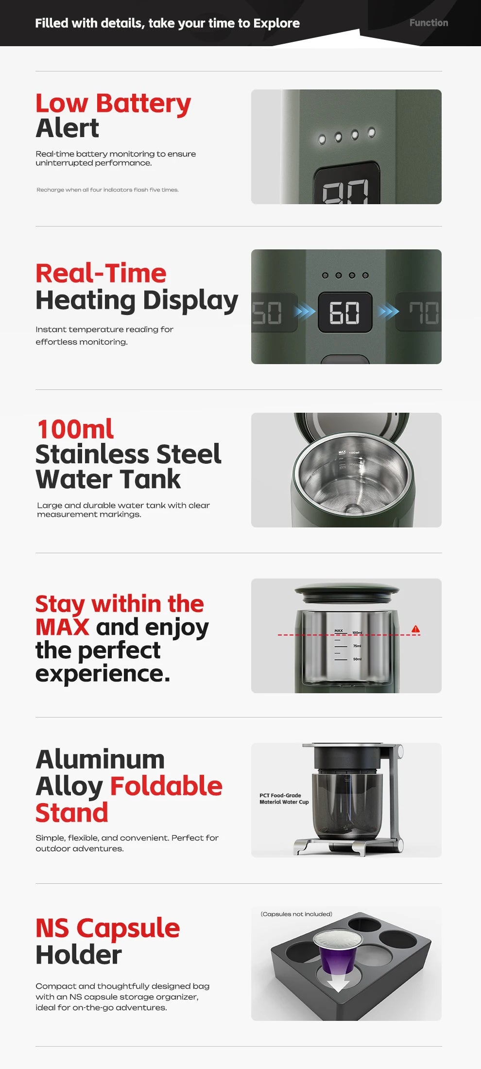 Hibrew H4c Espresso Coffee Machine 3in1 Travel Coffee