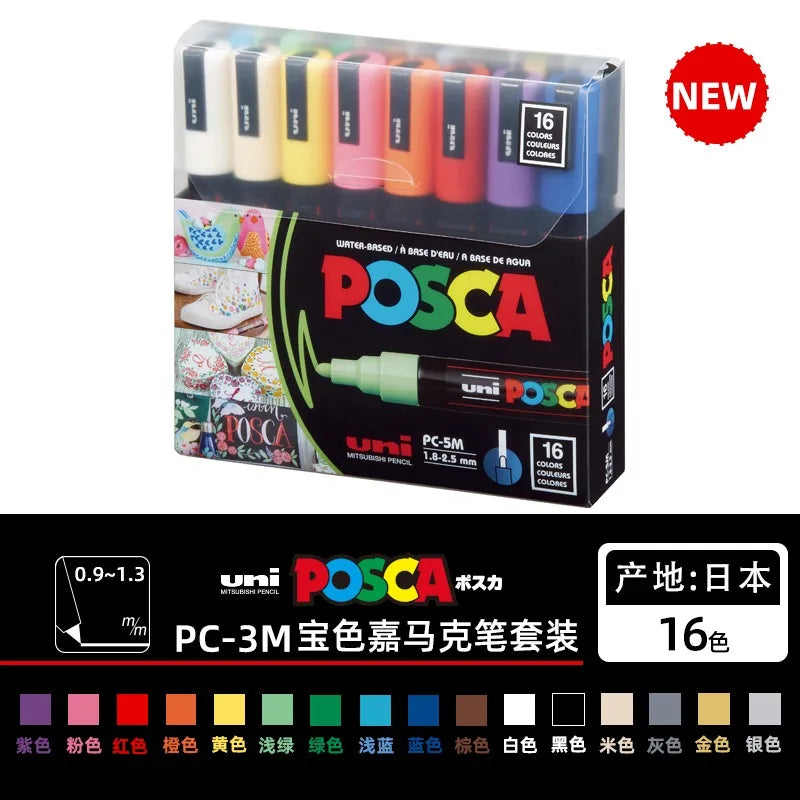 Uni Posca Full Marker Pen Storage Bag Pc-1m