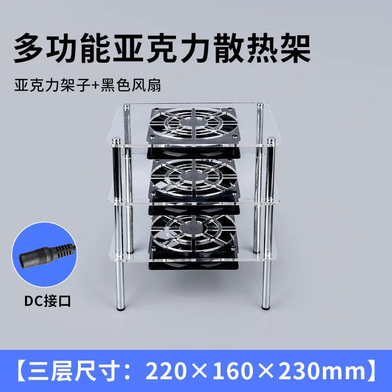 Mesh Design Cooling Rack 12cm Usb Fan -