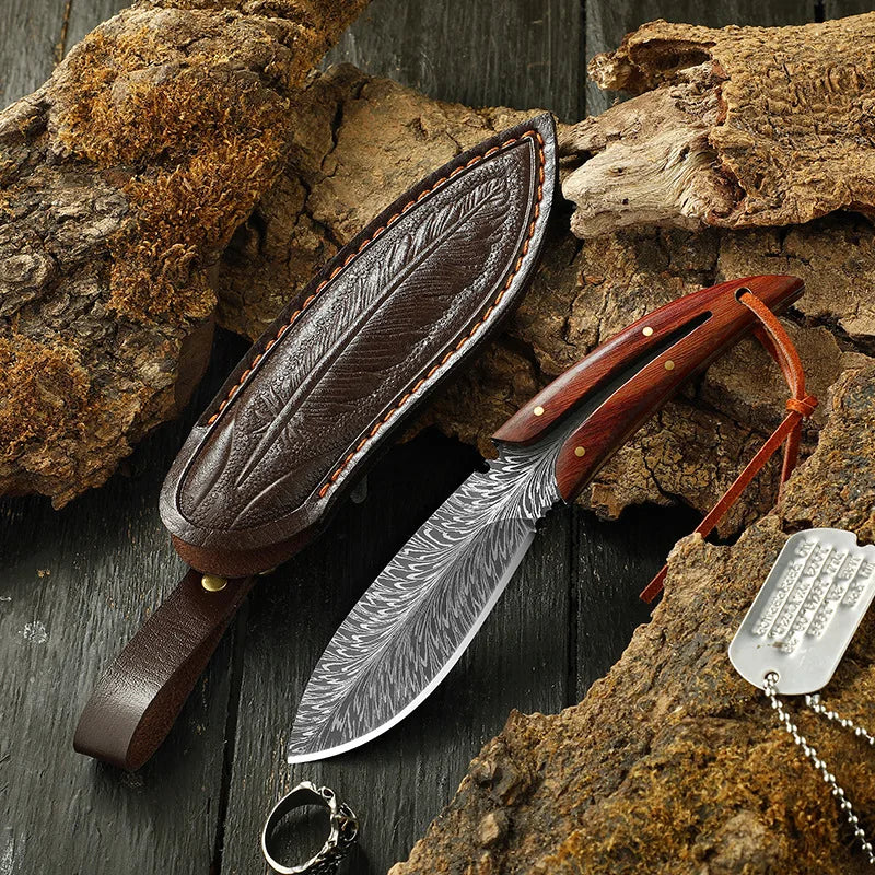Stainless Steel Utility Knife Boning Knife Sheath Cleaver