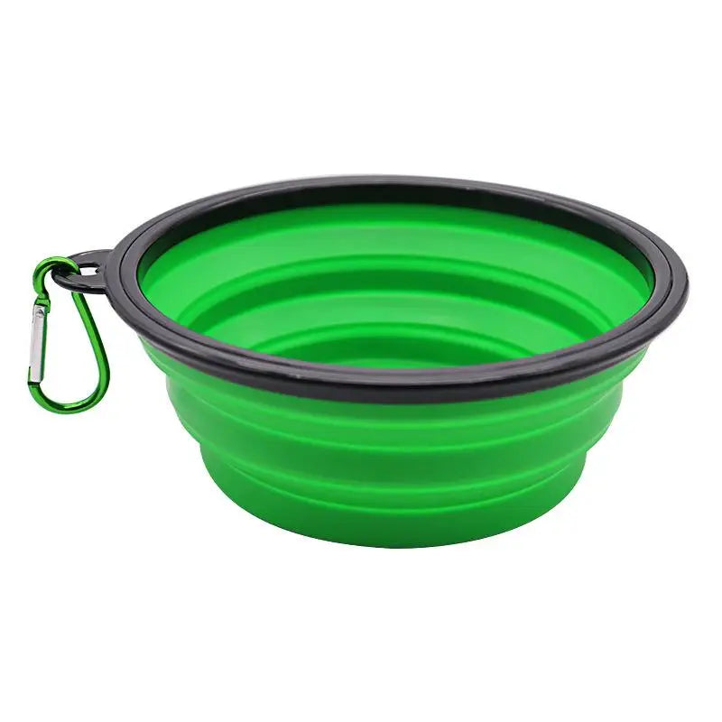 Pet Folding Silicone Bowl Large Outdoor Pet Travel