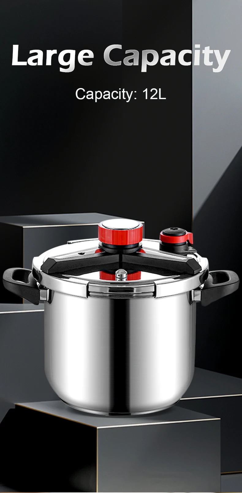 Fenghui 12l 304 Stainless Steel Pressure Cooker Ce