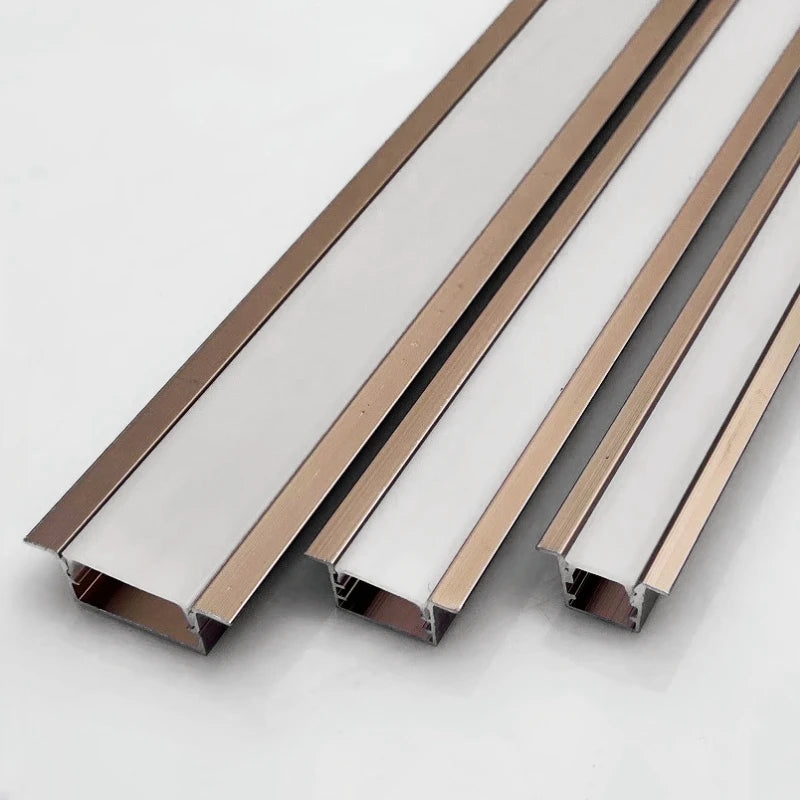 Rose Gold U/Yw Style Led Aluminum Profile 5050