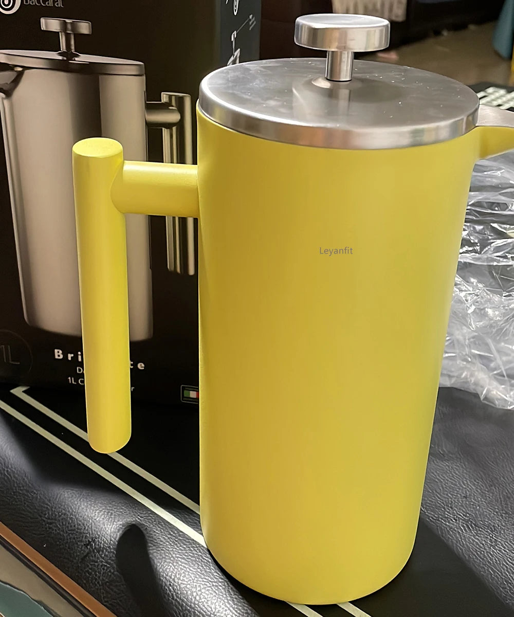 5l Coffee Maker French Press Stainless Steel Espresso