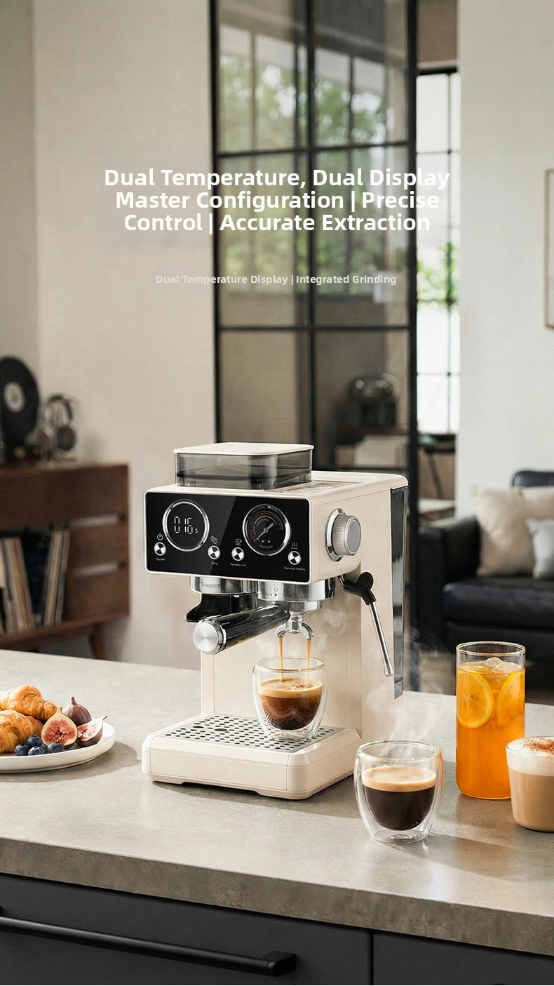 20bar Semi-Auto Espresso Machine Smart Touch Control Built-In