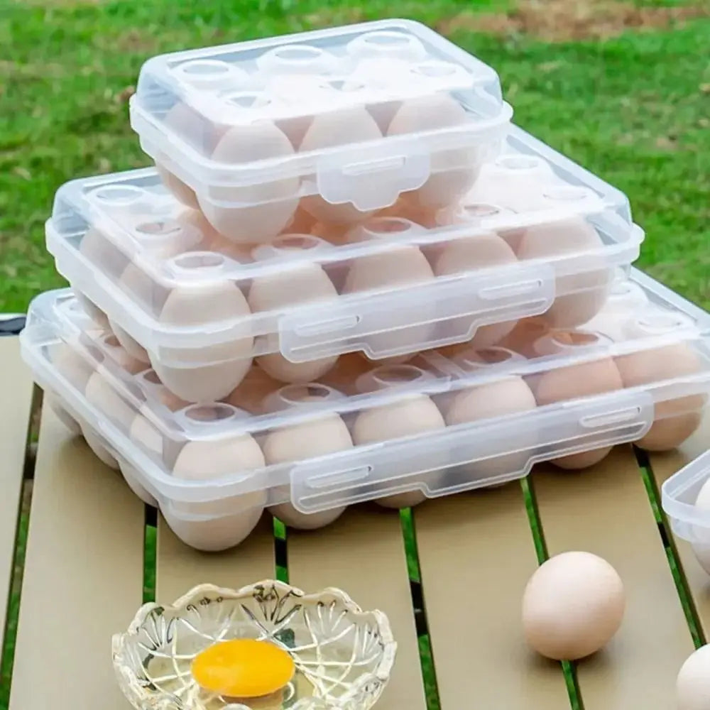 Egg Holder Plastic Egg Storage Box Egg Organizer