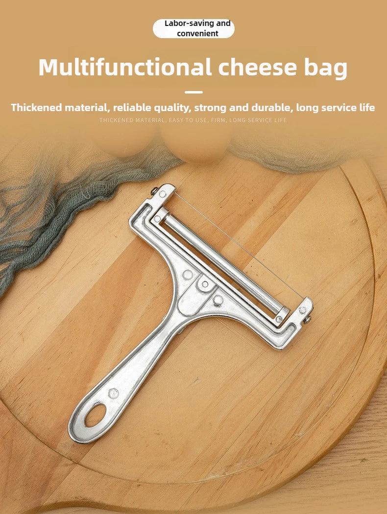 Adjustable Stainless Steel Cheese Slicer Grater Knife Slicing