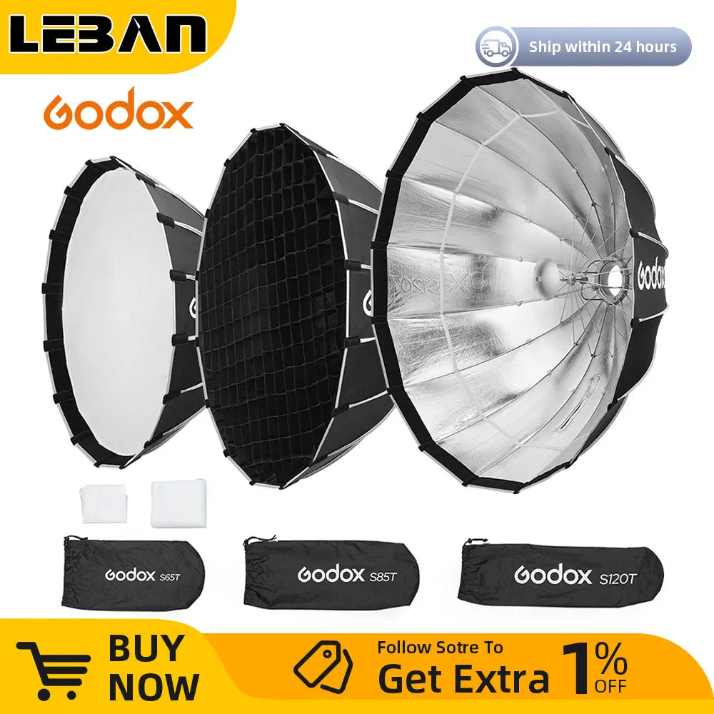 Godox S65t S85t S120t Umbrella Style Quick Installation